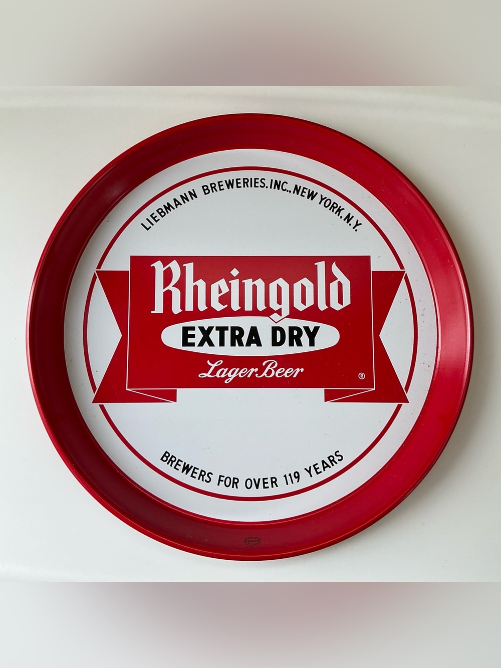 Vintage Rheingold Beer Tray